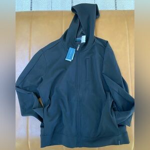 Perry Ellis Men's Black Hooded Jacket